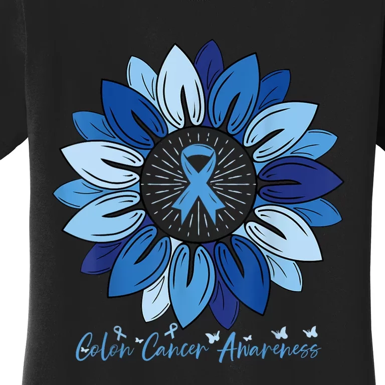 Sunflower Colon Cancer Awareness Month Women's T-Shirt