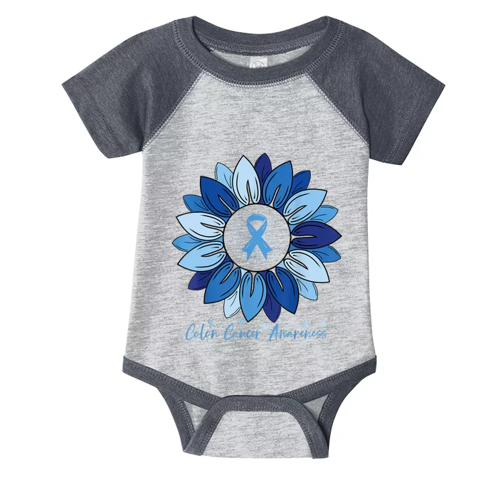 Sunflower Colon Cancer Awareness Month Infant Baby Jersey Bodysuit