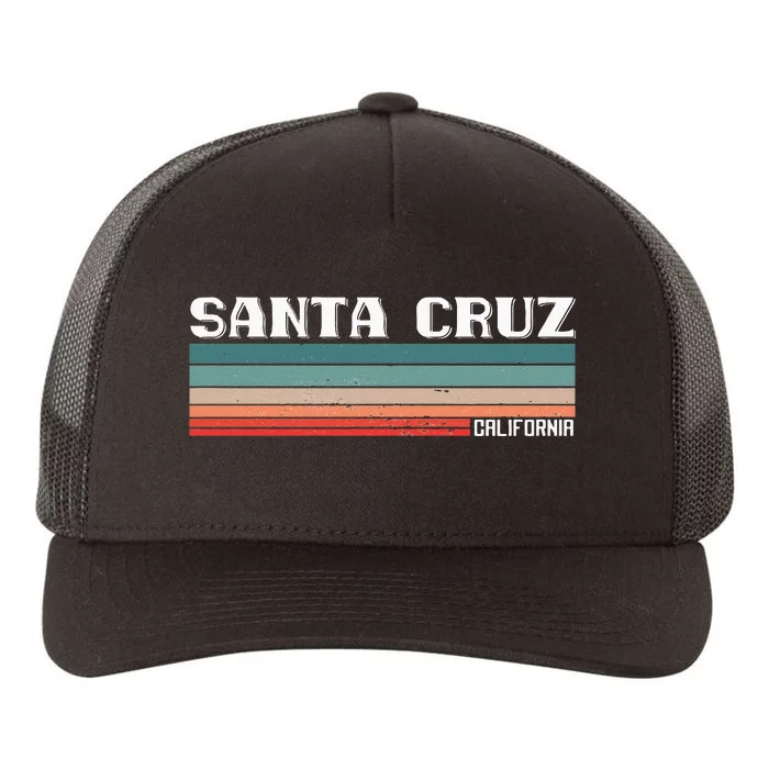 Santa Cruz California Retro Vintage Yupoong Adult 5-Panel Trucker Hat