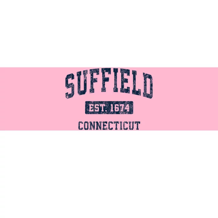 Suffield Connecticut Ct Vintage Sports Bumper Sticker