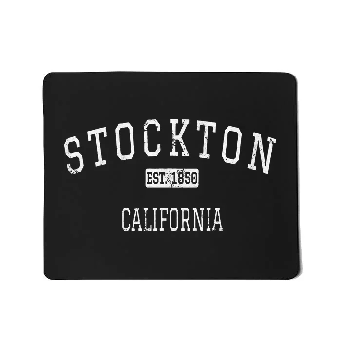 Stockton California Ca Vintage Mousepad