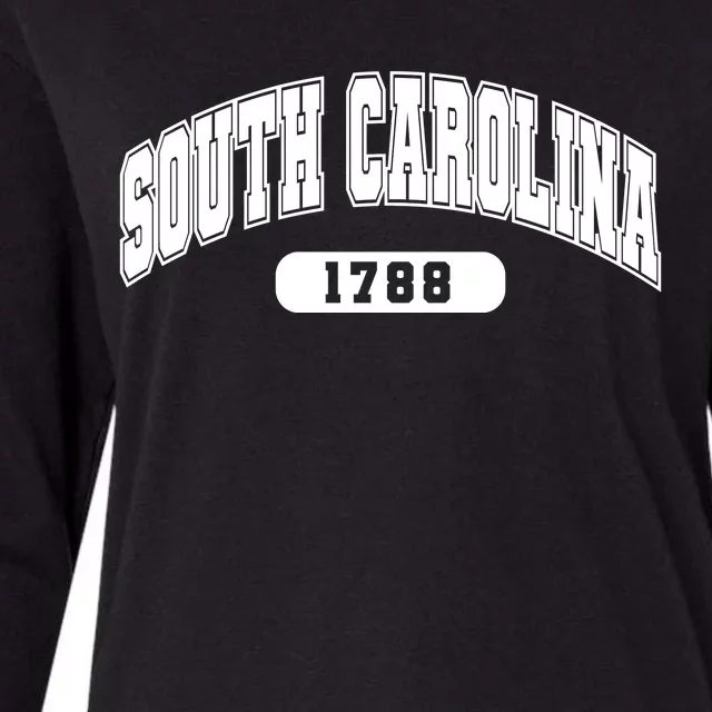 South Carolina Collegiate Style 1788 Womens Cotton Relaxed Long Sleeve T-Shirt