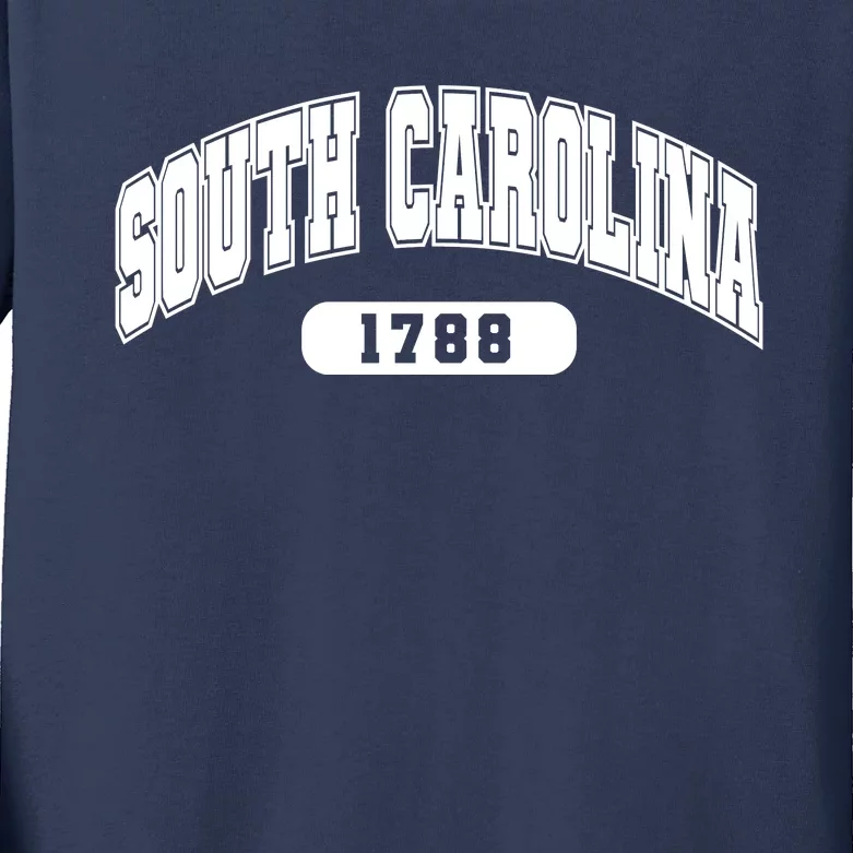 South Carolina Collegiate Style 1788 Kids Long Sleeve Shirt