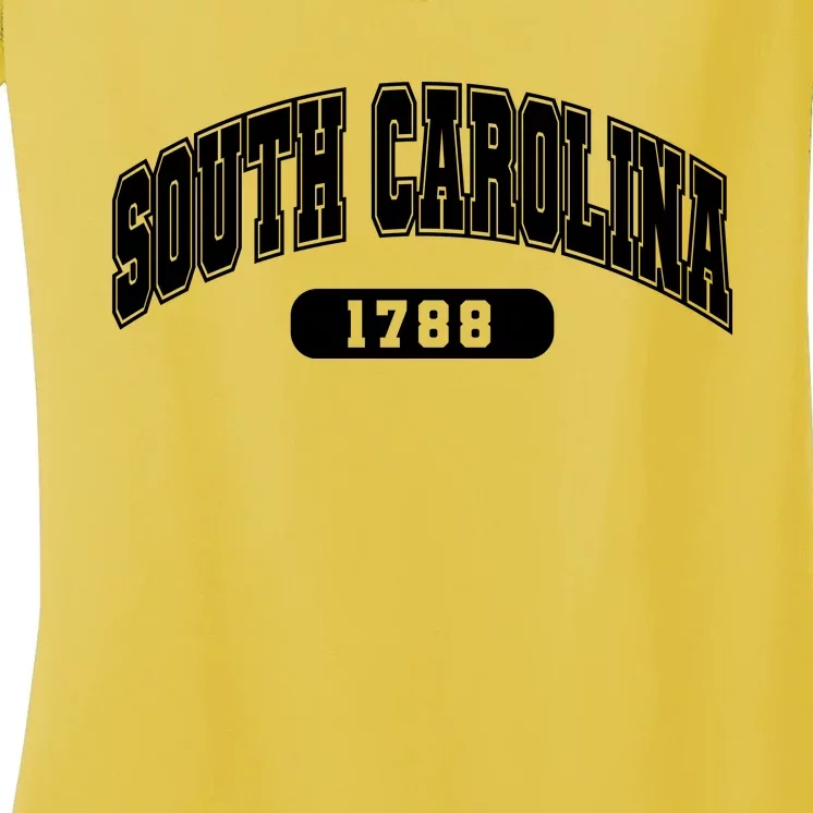 South Carolina Collegiate Style 1788 Women's V-Neck T-Shirt