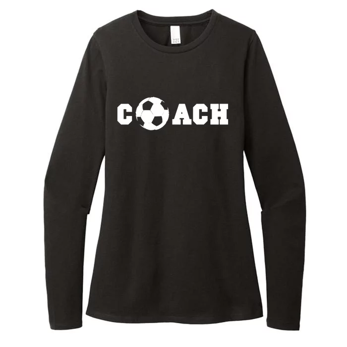 Soccer Coach Coaching Staff Womens CVC Long Sleeve Shirt