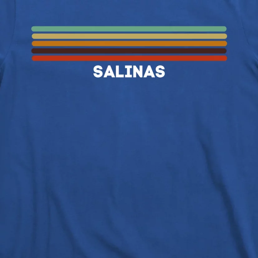 Salinas California Ca Us Cities Of America Retro Funny Gift T-Shirt