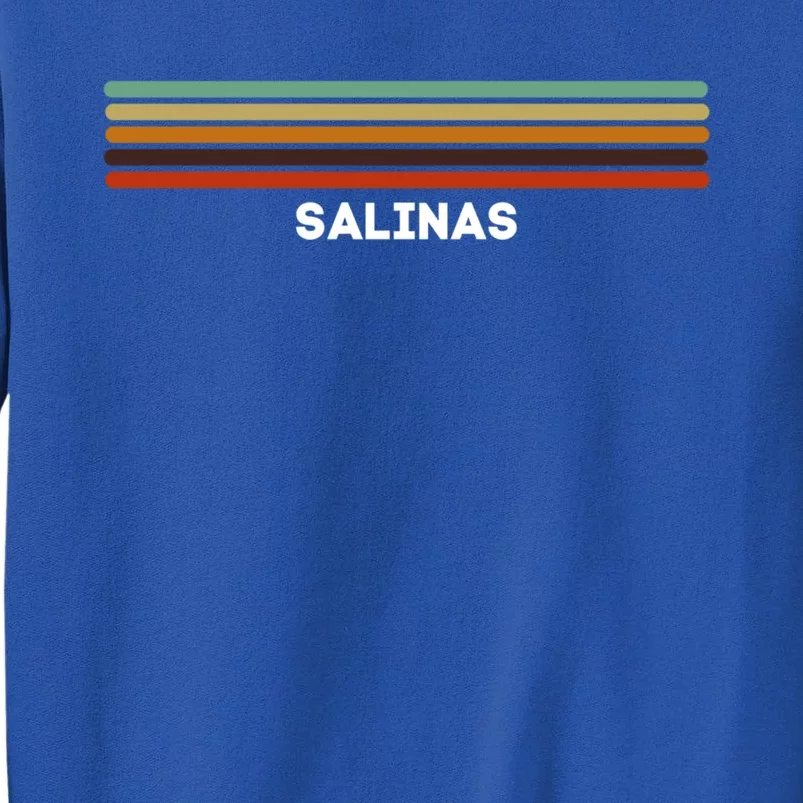 Salinas California Ca Us Cities Of America Retro Funny Gift Tall Sweatshirt