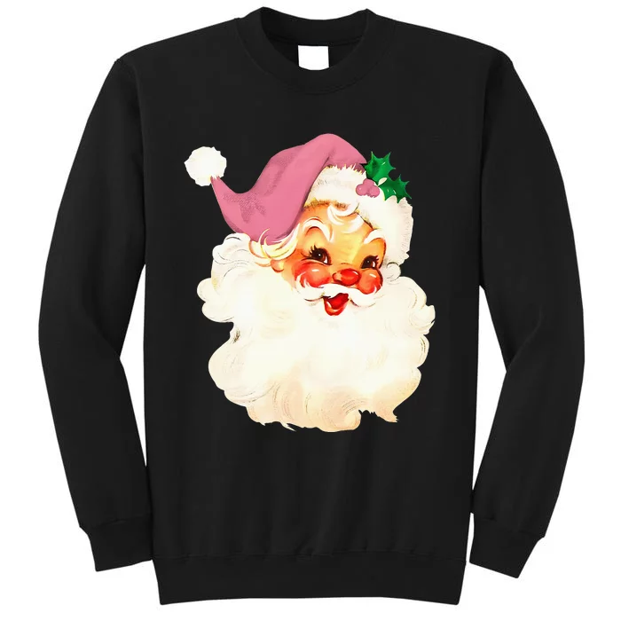 Santa Claus Christmas Design Tall Sweatshirt