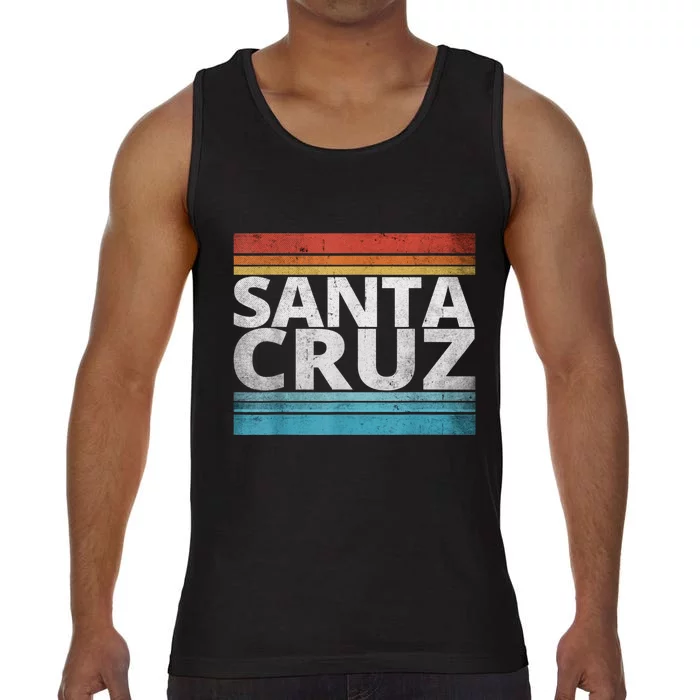 SANTA CRUZ CALIFORNIA SKATEBOARDING SURFING BEACH BOARDWALK Comfort Colors® Tank Top