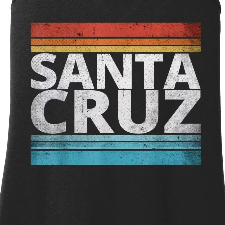 SANTA CRUZ CALIFORNIA SKATEBOARDING SURFING BEACH BOARDWALK Ladies Essential Tank