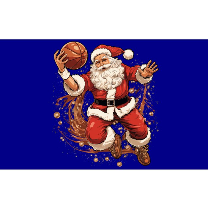 Santa Claus Christmas Basketball Xmas Meaningful Gift Bumper Sticker