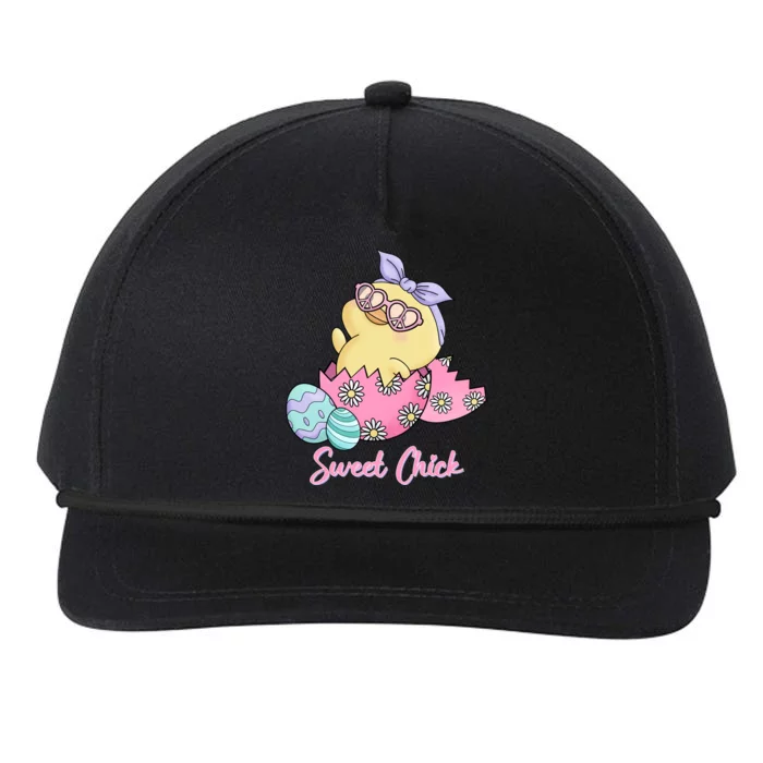 Sweet Chick Cute Spring Easter Snapback Five-Panel Rope Hat