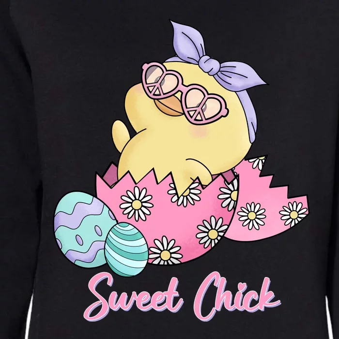 Sweet Chick Cute Spring Easter Womens California Wash Sweatshirt