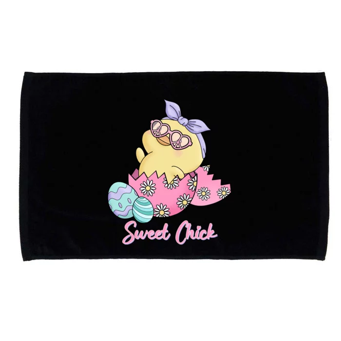 Sweet Chick Cute Spring Easter Microfiber Hand Towel