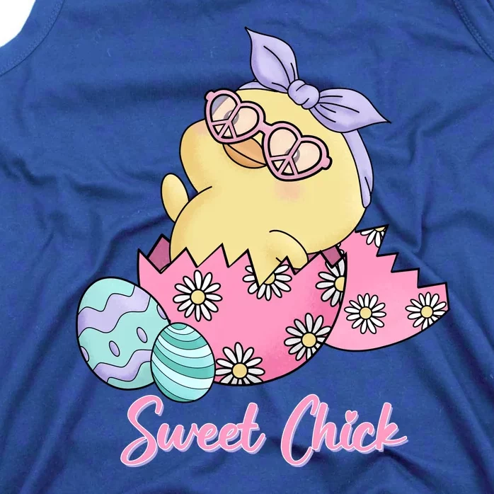 Sweet Chick Cute Spring Easter Tank Top