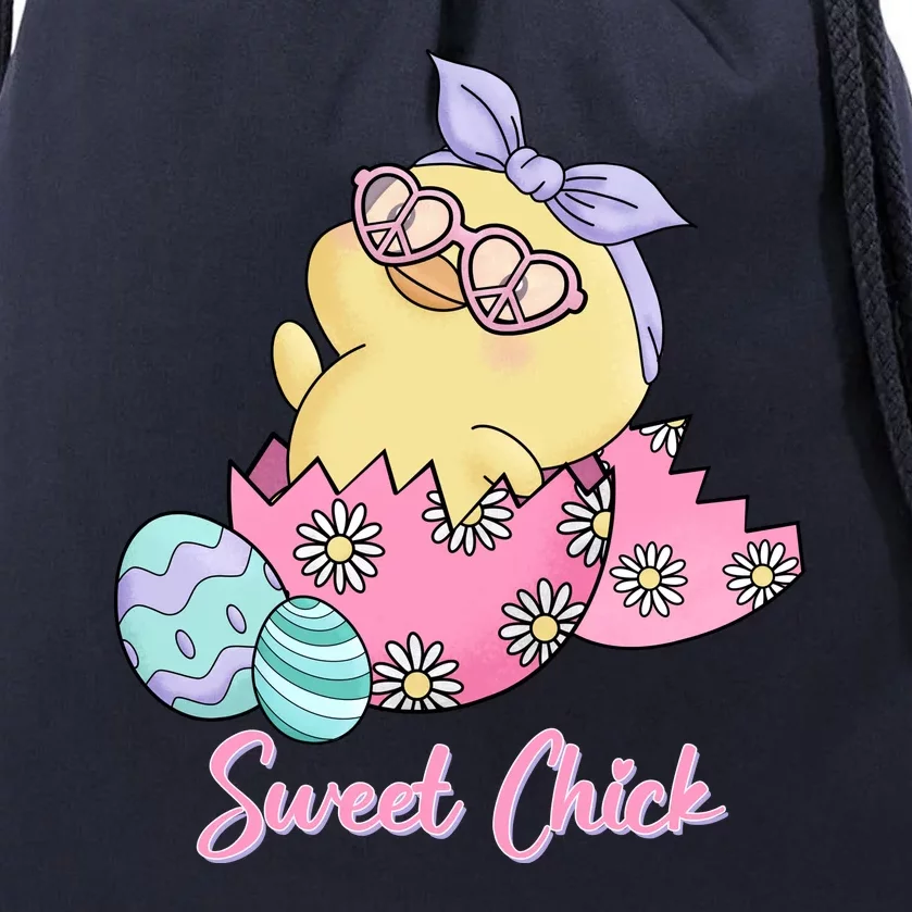 Sweet Chick Cute Spring Easter Drawstring Bag