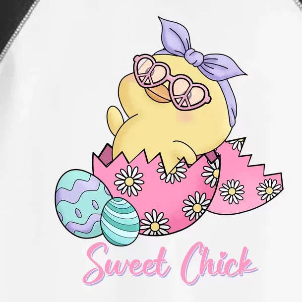 Sweet Chick Cute Spring Easter Toddler Fine Jersey T-Shirt