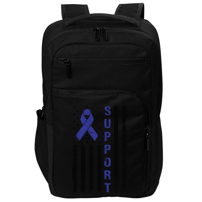 Support Colon Cancer Awareness Impact Tech Backpack