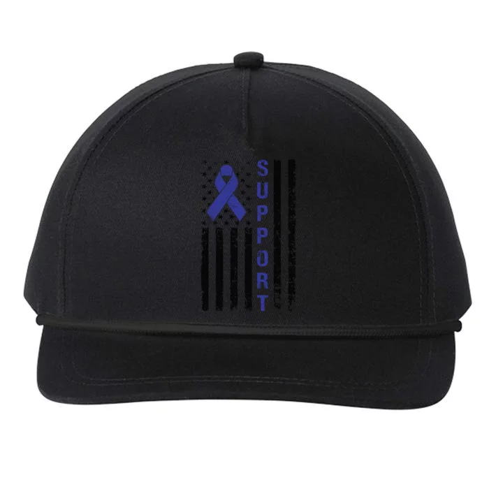 Support Colon Cancer Awareness Snapback Five-Panel Rope Hat