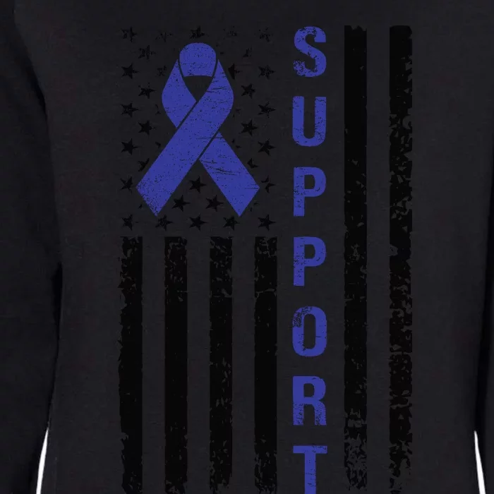 Support Colon Cancer Awareness Womens California Wash Sweatshirt