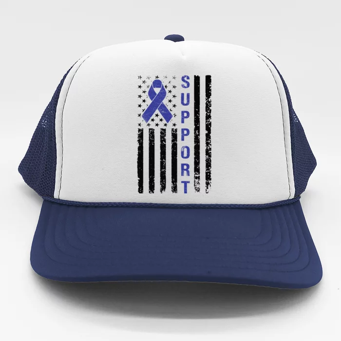 Support Colon Cancer Awareness Trucker Hat