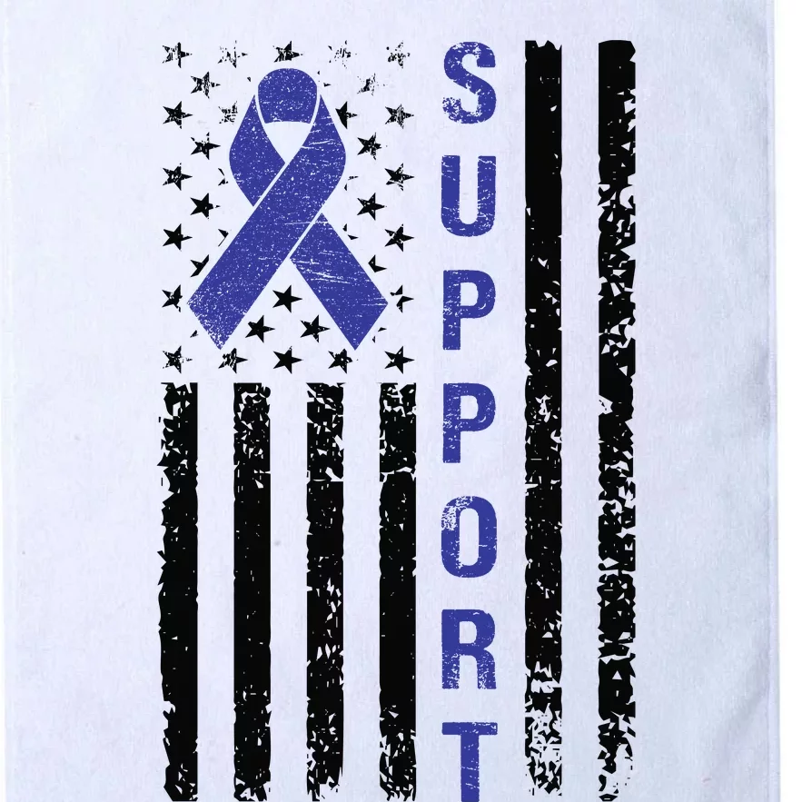 Support Colon Cancer Awareness Platinum Collection Golf Towel