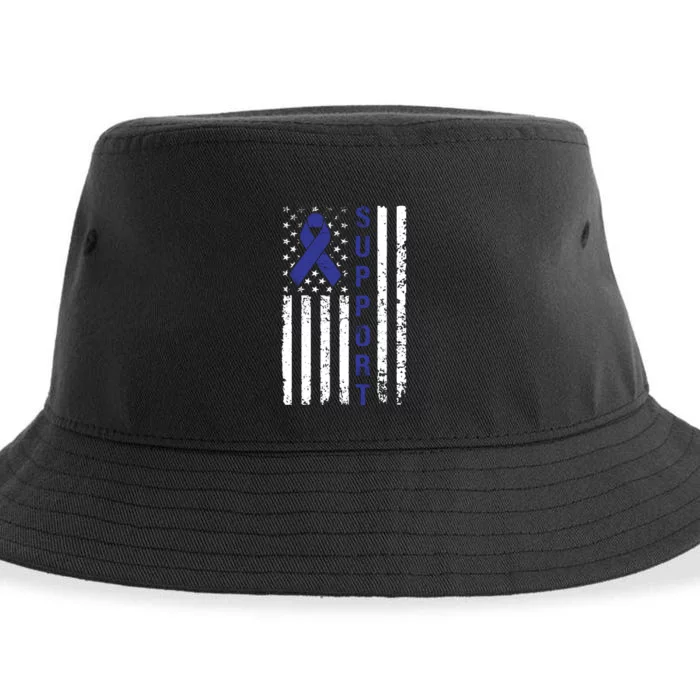 Support Colon Cancer Awareness Sustainable Bucket Hat