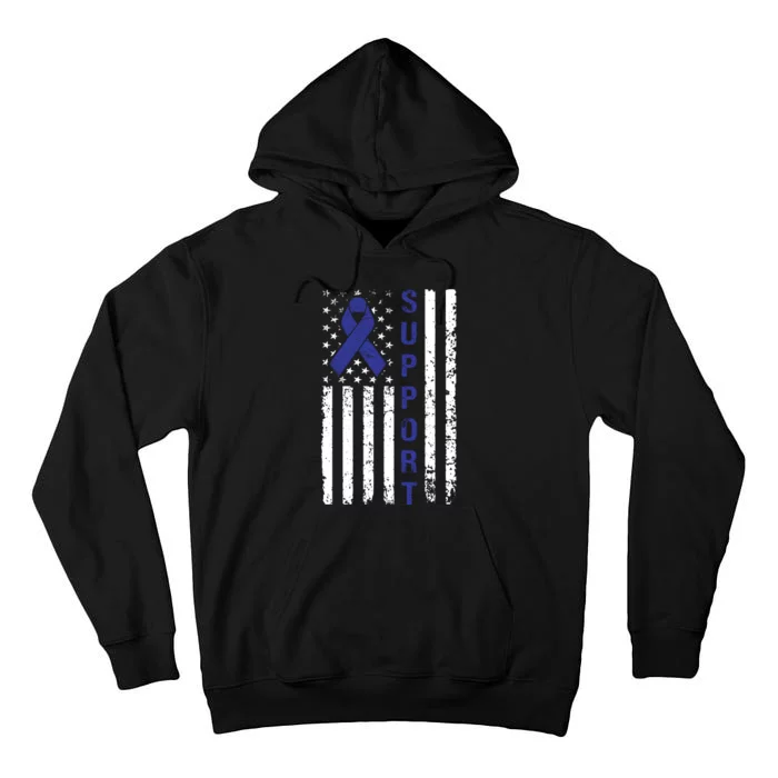 Support Colon Cancer Awareness Tall Hoodie