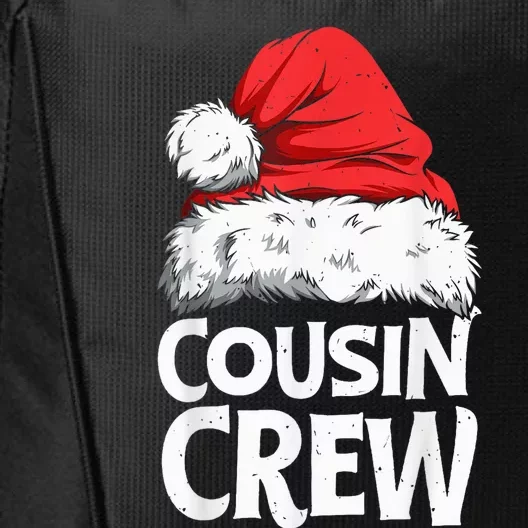 Santa Cousin Crew Christmas Family Matching Pajamas Xmas City Backpack