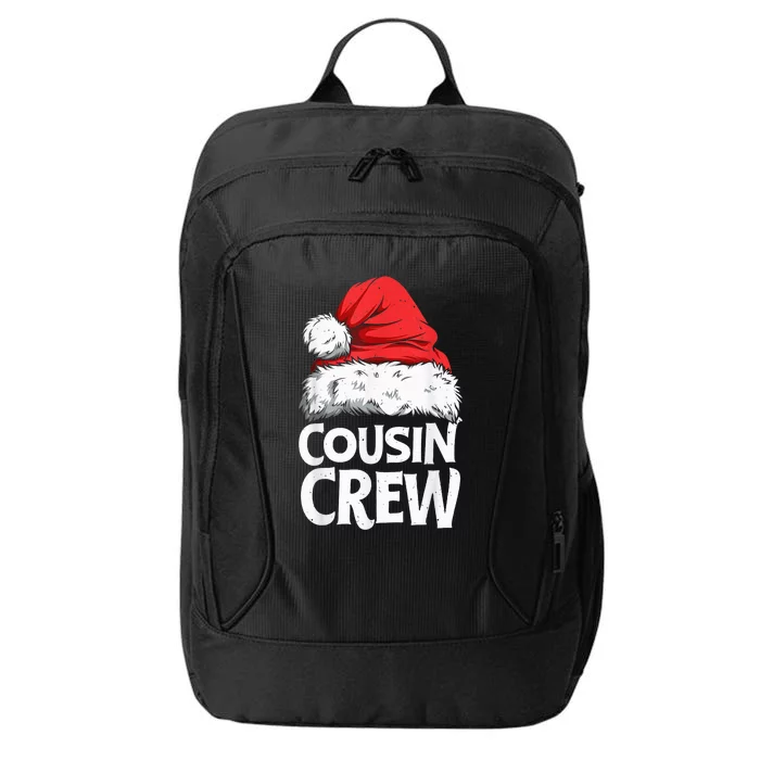 Santa Cousin Crew Christmas Family Matching Pajamas Xmas City Backpack