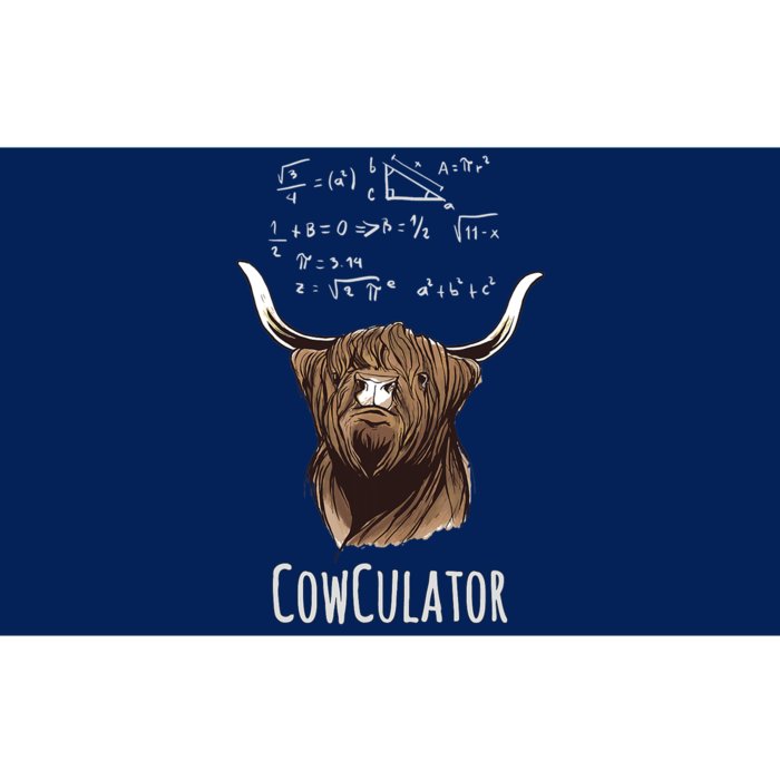 Scottisch Cow Cowculator Scottish Highland Cattle Bumper Sticker