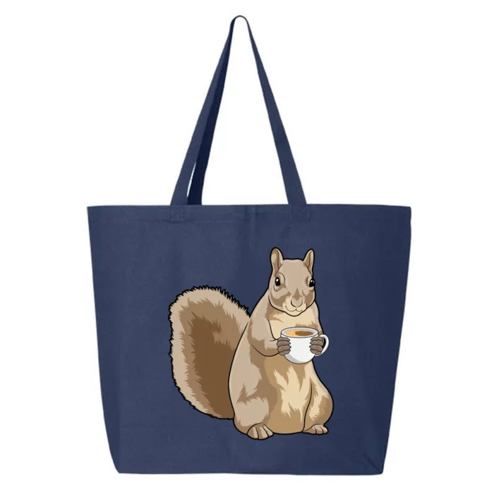 Squirrel Coffee Cup Gift 25L Jumbo Tote