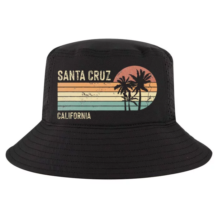 Santa Cruz California Sunset 70s 80s Cool Comfort Performance Bucket Hat