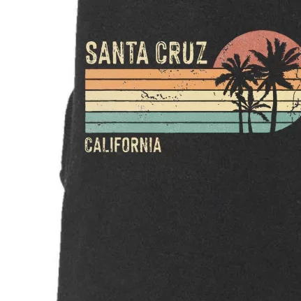 Santa Cruz California Sunset 70s 80s Doggie 3-End Fleece Hoodie