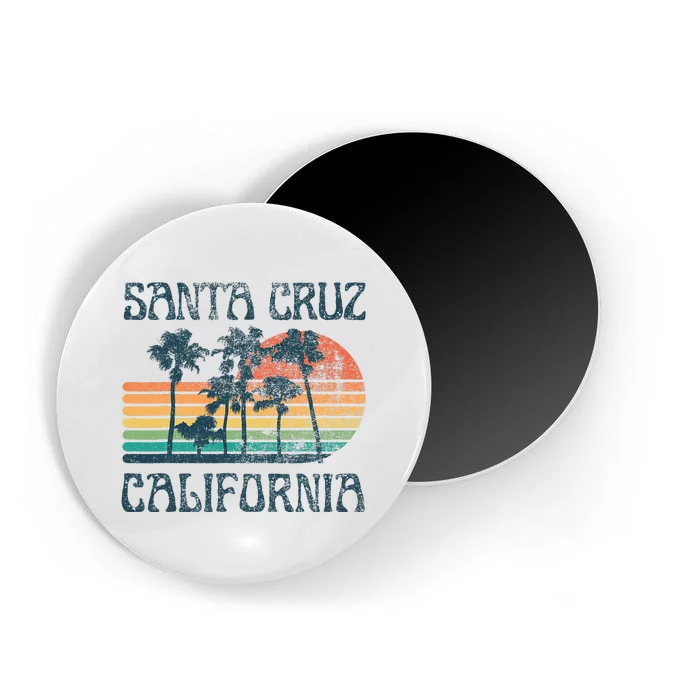 Santa Cruz California Beach Summer Vacation Vintage Magnet