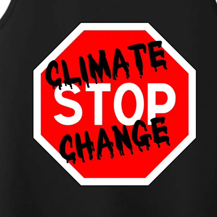 Stop Climate Change Gift Performance Tank