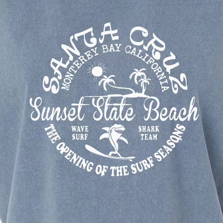 Santa Cruz California Beach Surfing Skate Clothing Garment-Dyed Women's Muscle Tee