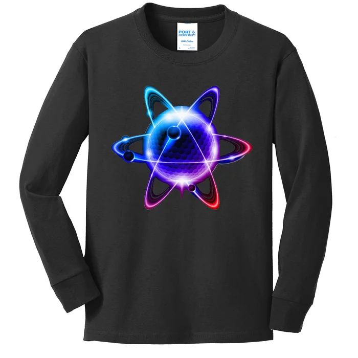 Science Chemistry Chemist Atom Atom Physics Kids Long Sleeve Shirt