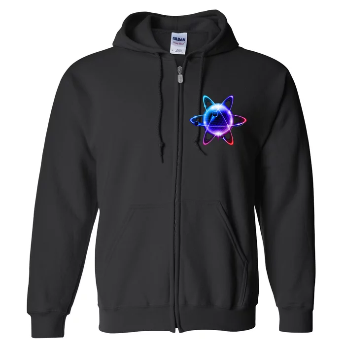 Science Chemistry Chemist Atom Atom Physics Full Zip Hoodie