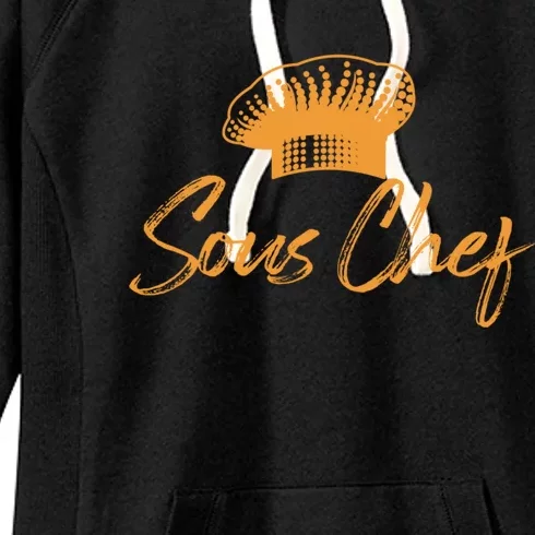 Sous Chef Culinary Cook Chefs Hat Gift Women's Fleece Hoodie