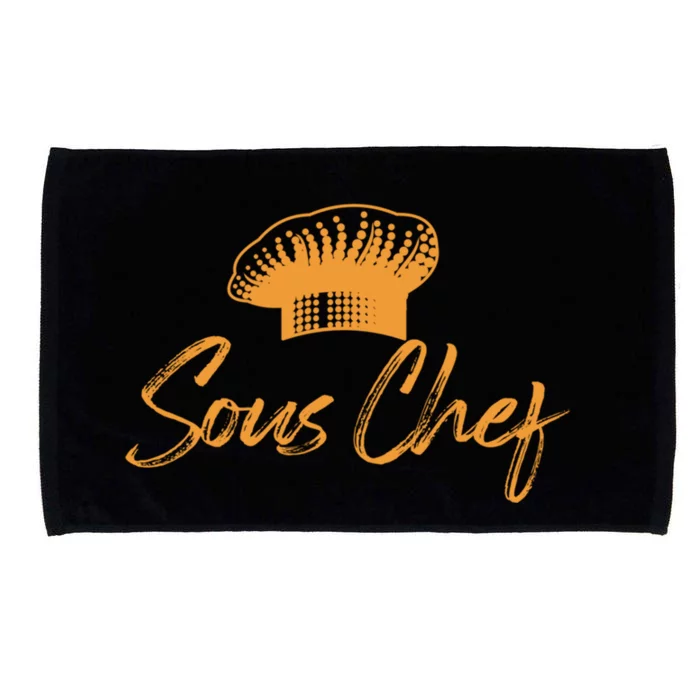 Sous Chef Culinary Cook Chefs Hat Gift Microfiber Hand Towel