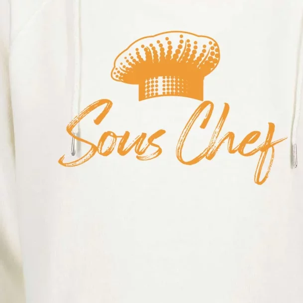 Sous Chef Culinary Cook Chefs Hat Gift Womens Funnel Neck Pullover Hood