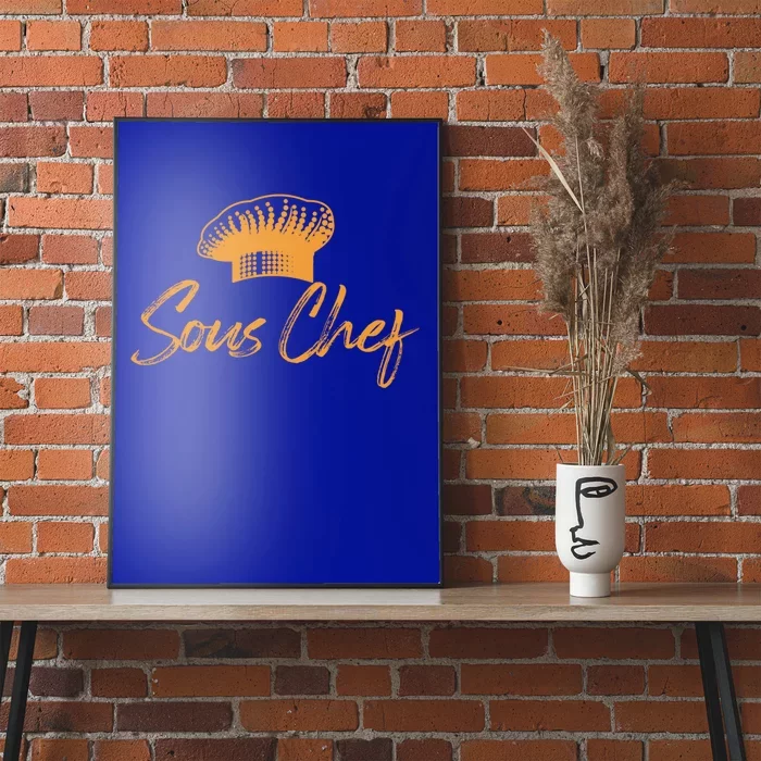 Sous Chef Culinary Cook Chefs Hat Gift Poster