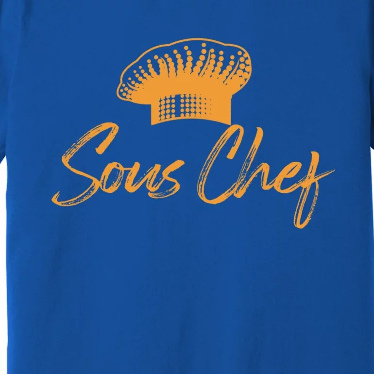 Sous Chef Culinary Cook Chefs Hat Gift Premium T-Shirt