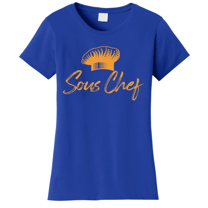 Sous Chef Culinary Cook Chefs Hat Gift Women's T-Shirt