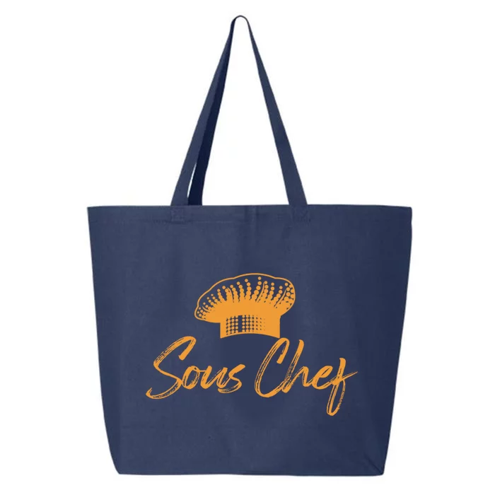 Sous Chef Culinary Cook Chefs Hat Gift 25L Jumbo Tote