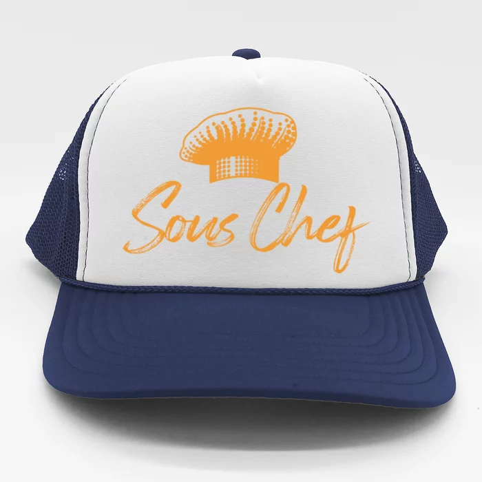 Sous Chef Culinary Cook Chefs Hat Gift Trucker Hat