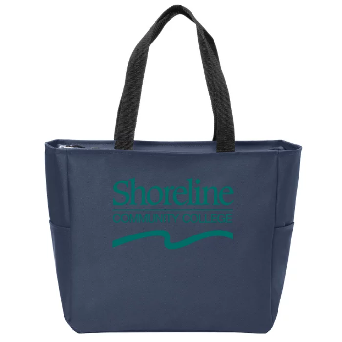 Shoreline Community College Zip Tote Bag