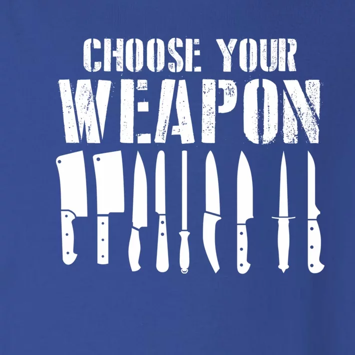 Sous Chefs Cooking Chefs Choose Your Weapon Cooking Chefs Gift Toddler Long Sleeve Shirt