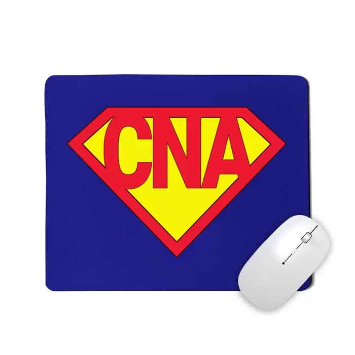 Super Cna Certified Nurse Assistant Superhero Gift Mousepad